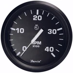 Faria Euro Black 4" Tachometer 4000 Rpm Diesel Magnetic New. Price: $126.90.