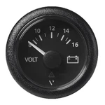 Veratron 52 Mm (2-1/16") Viewline Voltmeter 8 TO16V Black Dial & Beze... New. Price: $76.50.
