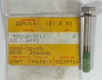 Nos Genuine Kawasaki Bolt 92002-3717 New Oem. Price: $8.99.