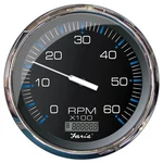 Faria Chesapeake Black 5" Tachometer W/digital Hourmeter - 6000 Rpm (gas) New. Price: $339.08.