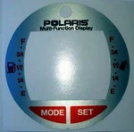 Round Style Polaris Mfd Multi Function Display Gauge Decal Slh Slt New. Price: $8.99.