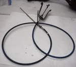 Oem 1994 Polaris Steering Cable & Bracket 7080506 C67-19 Used. Price: $90.00.