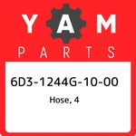 6D3-1244G-10-00 Yamaha Hose, 6D31244G1000, New Genuine Oem Part. Price: $40.60.