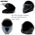 Ski-doo Oxygen Heated Snow Helmet W/ Electric Shield,gloss BLACK-MD-9290190690 New. Price: $649.99.