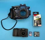 Sea&sea Underwater Digital Camera W/ DX-2G Waterproof Housing + More! Used. Price: $198.00.