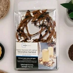 Light Up Decorative Garland W/ Timer Battery Operated Black & White Ambience New. Price: $7.99.