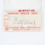 Kawasaki Left Hand Switch Upper Holder "a" (pack Of 9) Part Number 46085-013 New. Price: $12.99.