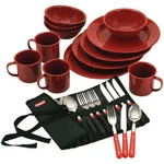 Coleman 24-PIECE Speckled Enamelware Cook Set Red 2000016407 New. Price: $72.44.