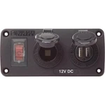 Blue Sea 4363 Water-resistant Panel, 15A Circuit Breaker, 12V Socket, 2.1A Usb New. Price: $49.76.