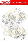 Yamaha Driven Gear Assy 5YU-13360-00-00 Oem New. Price: $104.22.