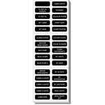 Blue Sea Dc Panel Extended 120 Label Set Upc 632085080396 New. Price: $44.35.