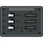 Blue Sea 8058 Ac 3 Position Toggle Circuit Breaker Panel - White Switches New. Price: $169.12.