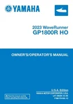 Yamaha Owners Manual Book Guide 2023 Wave Runner GP1800R Ho New. Price: $19.50.