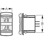 Sea-dog Rocker Switch Volt/amp Meter #421645-1 New. Price: $37.37.