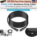 Nmea 2000 (N2K) 15FOOT Drop Cable For Lowrance Simrad B&g Navico Garmin Networks New. Price: $37.99.