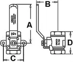 Groco Bronze Fuel Valve FV-375 New. Price: $33.99.