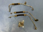 Honda Aquatrax Oem Turbo Oil Line Set Banjo F12X R12X, 15510 15520 15530-HW1-730 Used. Price: $380.00.