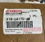 New Yamaha F1B-U417D-40-00 Graphic #3 Decal Nos Oem. Price: $91.89.