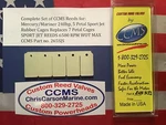Ccms Mercury/mariner 240HP Sport Jet Outboard Reed Petal Rubber Cage PN.265SJS New. Price: $125.00.