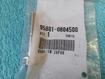 Honda, Oem, Nos, Flanged Bolt, Part No. 95801-0804500 New. Price: $6.66.