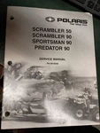 Used Polaris 2003 Scrambler/sportsman/predator 90 Service Manual 9918068. Price: $29.99.