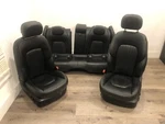 2014-2017 Maserati Ghibli Complete Front & Rear Black Leather Set Oem Used. Price: $1329.30.
