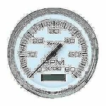 Faria 33832 Chesapeake Tachometer Gauge With Hourmeter Gas-white Ss, 4" New. Price: $276.33.
