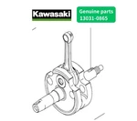 Kawasaki Oem Crankshaft Comp 13031 0865 For KLX140 2008 2013 Genuine Part Japan New. Price: $485.90.