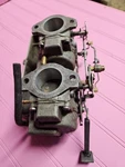 313355-D2----316052-316046 Evinrude Johnson Carburators With Bracket For. Price: $50.00.