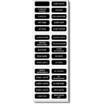 Blue Sea 8039 Label Kit Dc Panel Extended New. Price: $41.99.