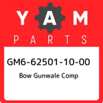 GM6-62501-10-00 Yamaha Bow Gunwale Comp GM6625011000, New Genuine Oem Part. Price: $319.03.