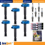 6 Ignition Coil Blue & Denso Platinum Spark Plug For Honda Accord 2003 3.0L New. Price: $117.99.