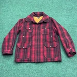 Vintage Woolrich Mackinaw 1950'S Men's Red Black Plaid Cruiser Jacket Pre-owned. Price: $118.75.