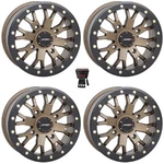 System 3 SB-4 Beadlock 15X10 Wide Wheels Bronze (5+5) Kawasaki Mule Pro Fxt Krx New. Price: $916.24.