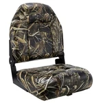 Deckmate Camo High Back Folding Boat Seat New. Price: $99.99.