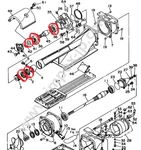 Drive Shaft Bearing Seal Repair Rebuild Yamaha Waverunner Wr 500 650 Lx 87-93 New. Price: $34.89.