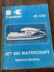 Vintage 1977-80 Oem Kawasaki Service Manual JS440 Jet Ski Used #99963-0001-03. Price: $29.99.