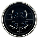 Faria F33762 Chesapeake Black Stainless Steel Multifunction Gauge GF4005, Size New. Price: $251.29.