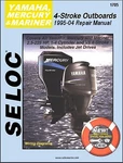 Yamaha, Mercury, Mariner 4-STROKE Outboard Repair Manual 1995-2004 New. Price: $63.81.