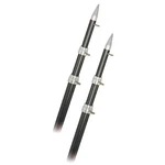 Rupp 15' Telescopic Carbon Fiber Outrigger Poles 1.5" Silver A0-1500-CFT Up... New. Price: $1850.18.