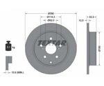 2PCS Brake Disc Pro Textar 92314203 For Toyota Mirai Neu. Price: $138.55.