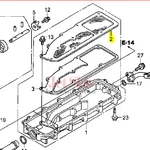 11212-HW1-670 Nos Oem Honda Oil Pan Plate #2 In The Picture New. Price: $21.99.