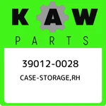 39012-0028 Kawasaki Case-storage,rh 390120028, New Genuine Oem Part. Price: $60.88.