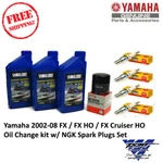 Yamaha Oem 2002-2008 Fx / Ho Cruiser Oil Change & Ngk Spark Plug Kit New. Price: $69.99.