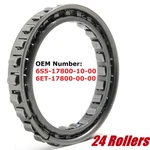 For Yamaha Svho Supercharger Clutch One Way Bearing 24-ROLLERS 6S5-17800-10-00. Price: $54.87.