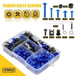 For Kawasaki Blue Complete Fairing Bolt Kit Body Screw Accessories Us New. Price: $20.99.