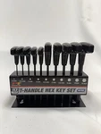 Performance Tool T-handle Hex Key Set #80275PL New. Price: $20.00.