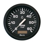 Faria Tachometer Gauge Euro Black 4 Inch Hourmeter 6000 Rpm Gas Inboard 32832 New. Price: $149.64.
