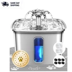 Innovative 3.2L Stainless Steel Cat & Dog Fountain With 6 Filters Led Light New. Price: $63.99.