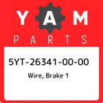 5YT-26341-00-00 Yamaha Wire, Brake 5YT263410000, New Genuine Oem Part. Price: $68.66.